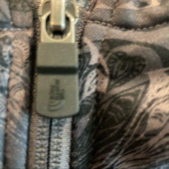 THE NORTH FACE Sz M TNF Apex Floral Soft Shell  Hooded Jacket Zipper Pockets - Picture 3 of 8